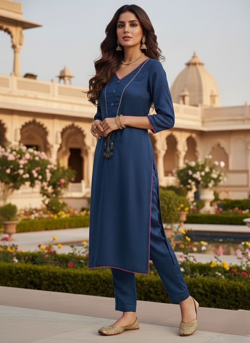 THROAT CHAKRA KURTA “THE TRUTH TALKER”