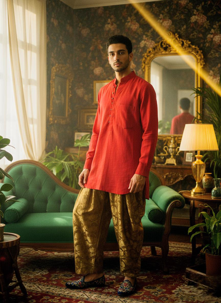 MANDARIN SHORT KURTA