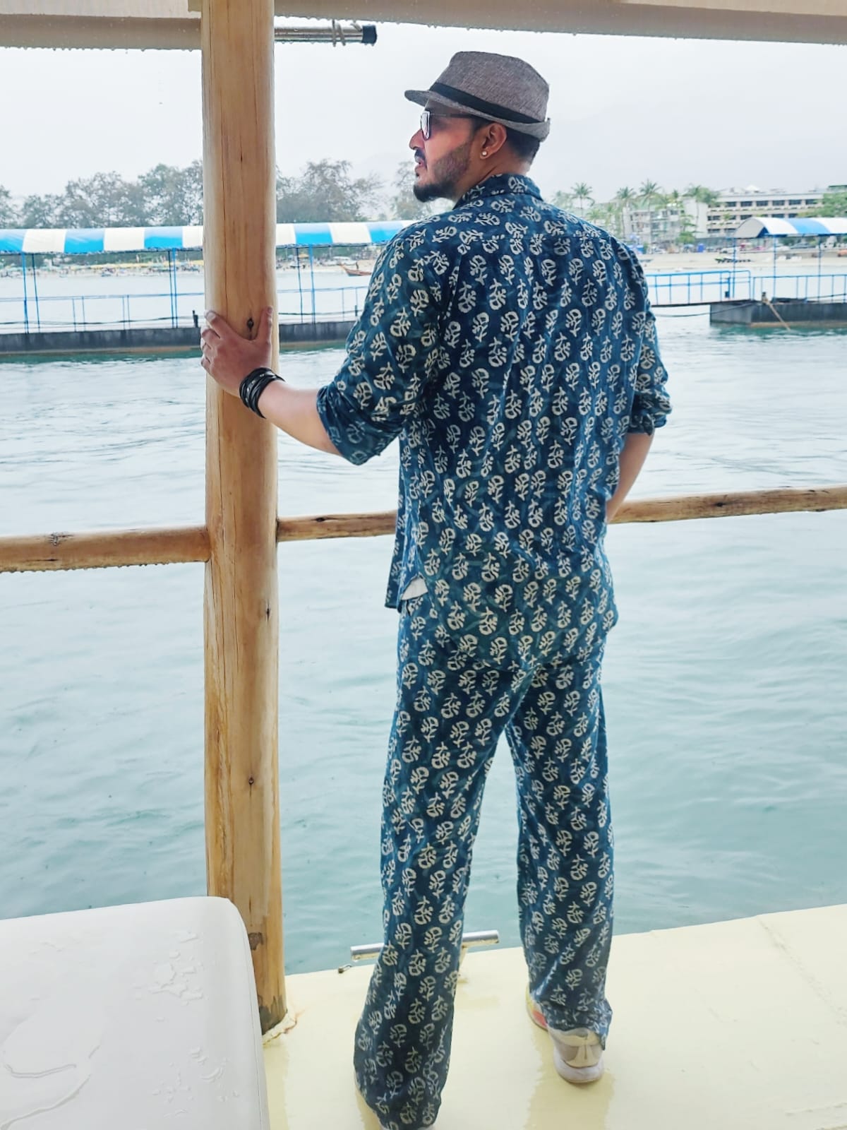 THE INDIGO HERITAGE CO ORD SET