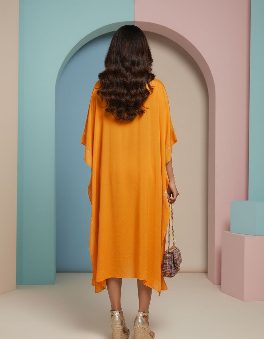 SACRAL CHAKRA KAFTAN “THE CREATIVE CURRENT”