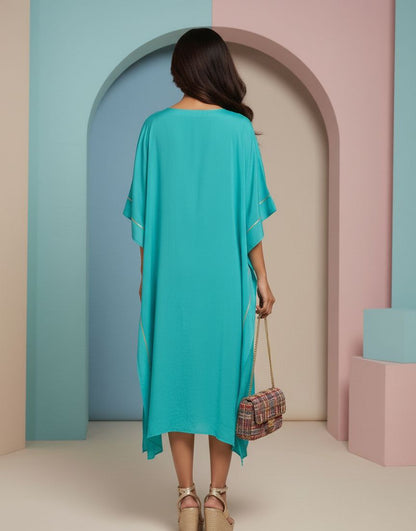 THROAT CHAKRA KAFTAN “THE TRUTH TALKER”