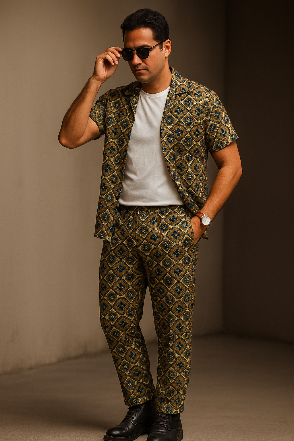 THE TEAL MEDALLION SET