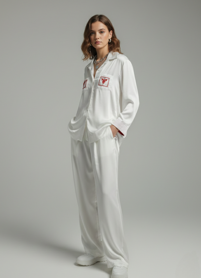 Root Chakra Vegan Silk Shirt